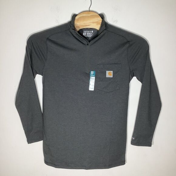 Carhartt Force Relaxed Fit Midweight Long Sleeve 1/4 Zip Pullover Size S NWT - Picture 2 of 9